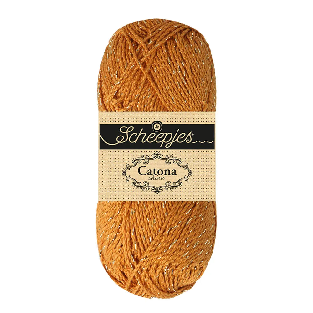 Catona Shine /Scheepjes/ 50g #383-G "Ingvers- zelts"