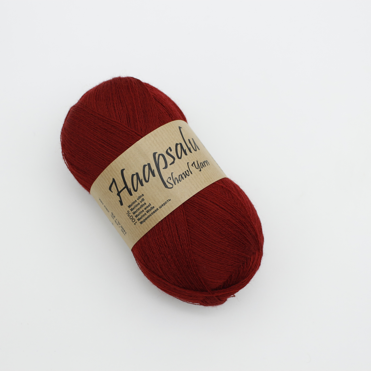 Haapsalu Shawl Yarn /Midara/ NM: 28/2 100g 1400m #110 "Wine red"