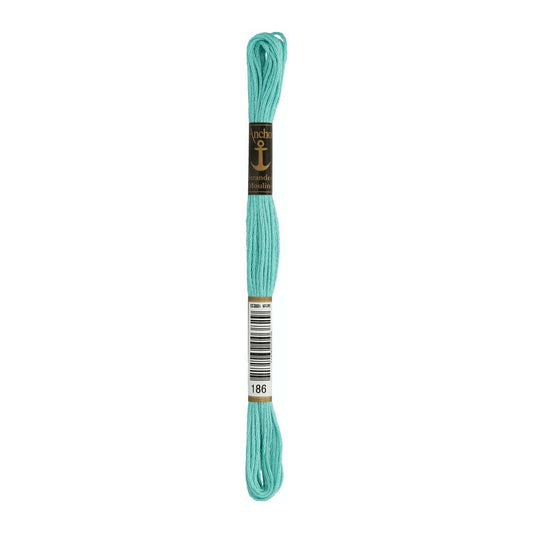 Embroidery thread Anchor Mouline, 100% cotton, 8m, #00186