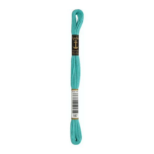 Embroidery thread Anchor Mouline, 100% cotton, 8m, #00187