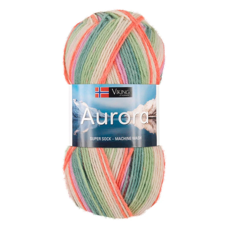 Aurora /Viking Garn/ 150g #631 "Persiku dārzs"