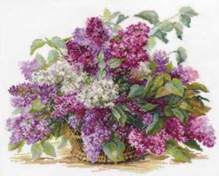 "Ceriņi" - izšūšanas komplekts /Алиса/ 41 х 32 cm