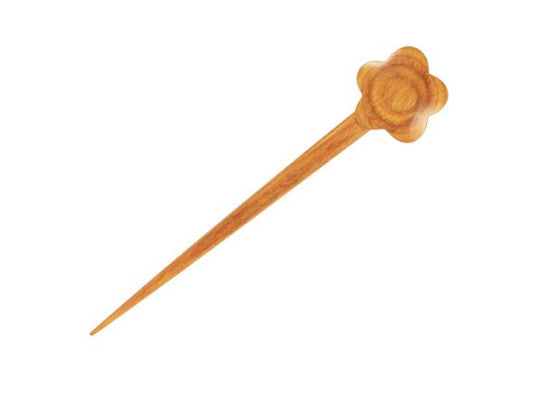 Koka dekoratīvā aizdare adījumiem /KnitPro Flora "Zieds"