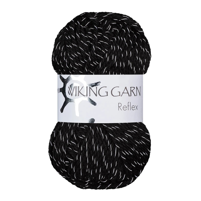 Reflex /Viking Garn/ 50g #403 "Melns"