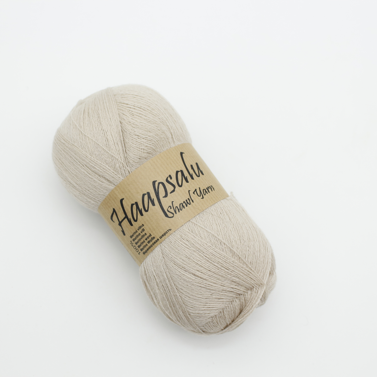 Haapsalu Shawl Yarn /Midara/ NM: 28/2 100g 1400m #855 "Bēšs"
