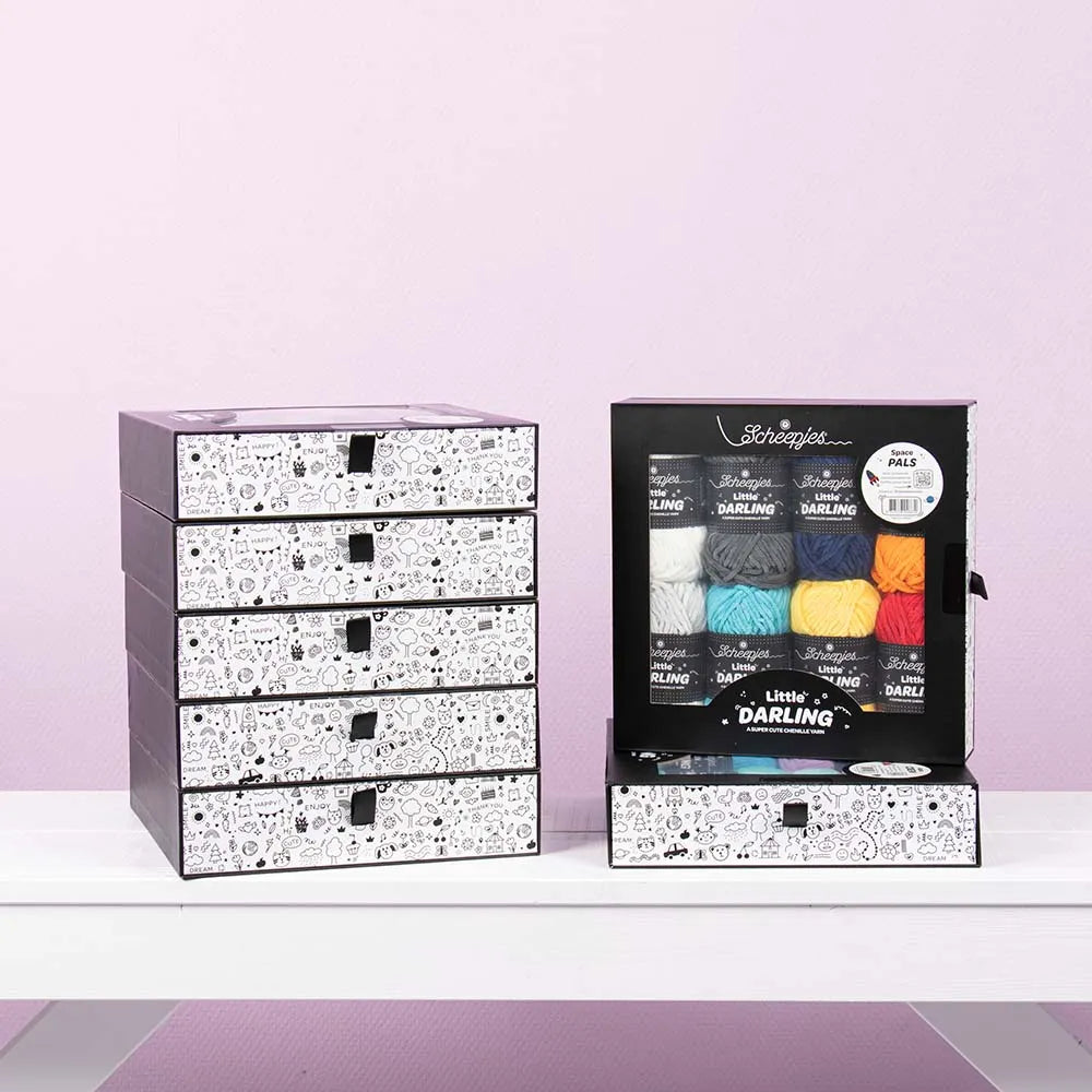 Little Darling krāsu izlase /Scheepjes/ 8x25g "Ūdens apkalpe"