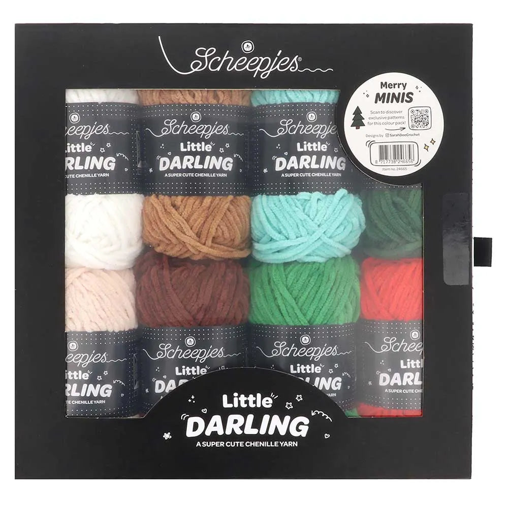 Little Darling krāsu izlase /Scheepjes/ 8x25g "Ziemassvētku mini"