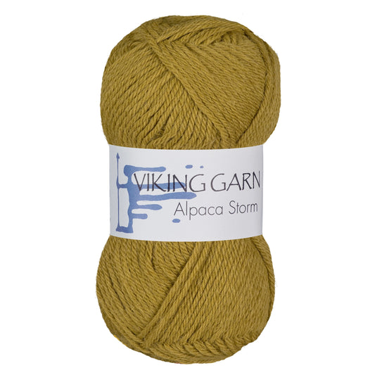 Alpaca Storm /Viking Garn/ 50g #536 "Dzelteni zaļa"