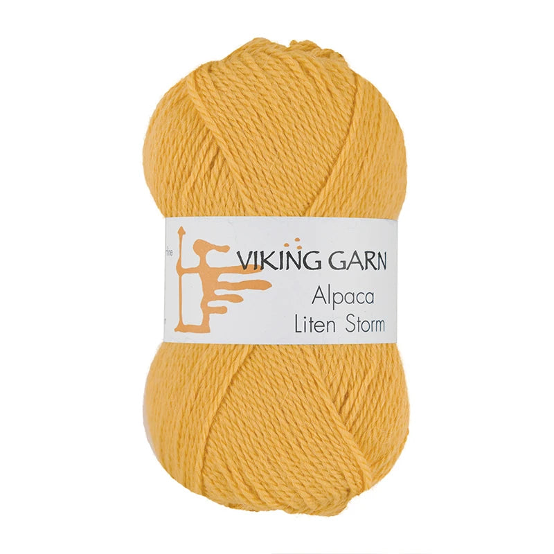 Alpaca Liten Storm /Viking Garn/ 50g #741 "Dzeltens"