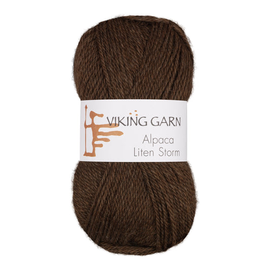 Alpaca Liten Storm /Viking Garn/ 50g #708 "Tumši brūns"