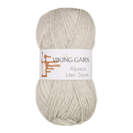 Alpaca Liten Storm /Viking Garn/ 50g #712 "Gaiši pelēks"