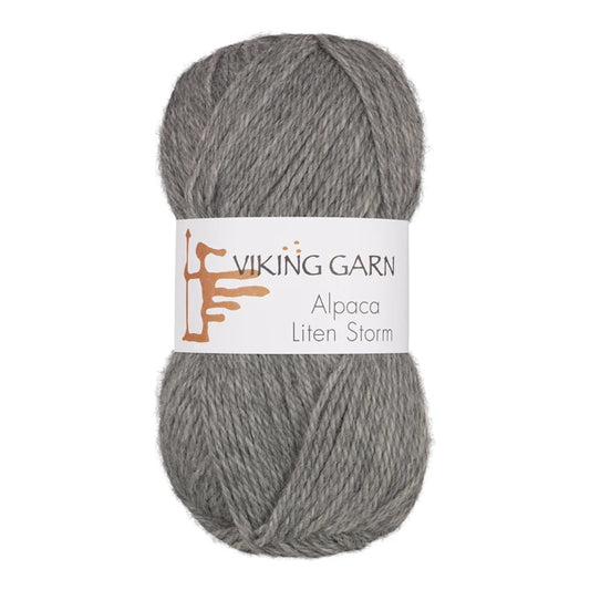 Alpaca Liten Storm /Viking Garn/ 50g #713 "Gaiši pelēks"