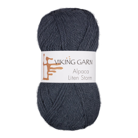 Alpaca Liten Storm /Viking Garn/ 50g #727 "Pelēkzils"
