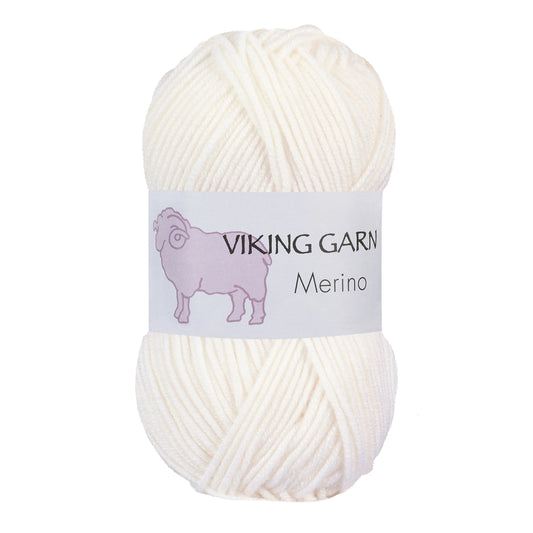 Viking Merino /Viking Garn/ 50g #800 "Balts"