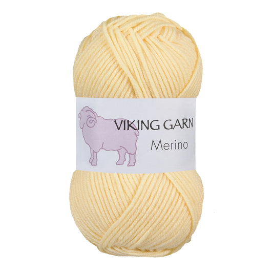 Viking Merino /Viking Garn/ 50g #843 "Sviesta dzeltens"