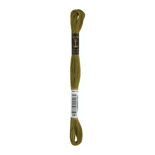 Embroidery thread Anchor Mouline, 100% cotton, 8m, #00281
