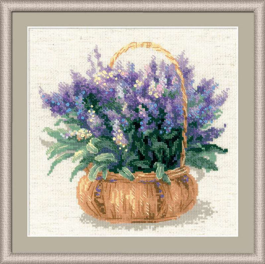 Franču lavanda - izšūšanas komplekts /RIOLIS/ 25 x 25 cm