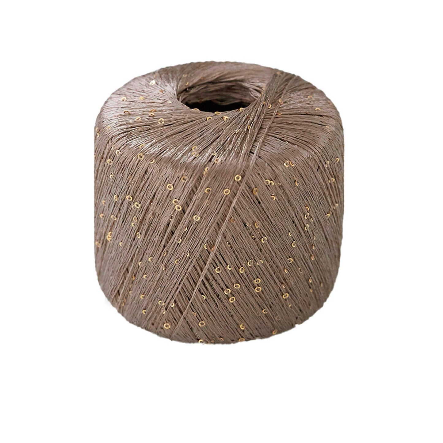 Paillettes /Lana Gatto/ 25g 195m #30100 "Smilšbrūna"