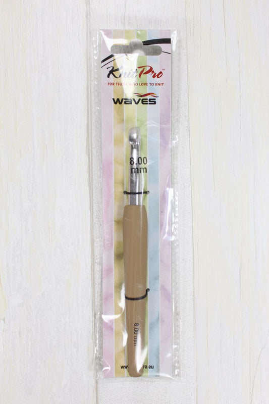 Alumīnija Tamboradata /Knit Pro Waves/ Ø8.00 mm "Kļava"