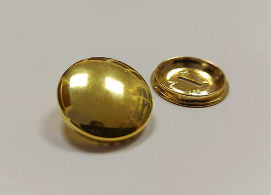Apvelkama metāla poga Ø19mm - 1 gab.