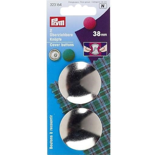 Metal buttons Ø38mm - 2pcs