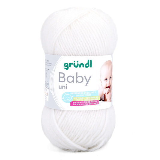 Baby UNI /Gründl/ 50g #01 "Balts"