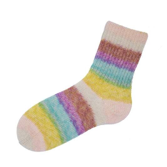 Hot Socks MADENA /Gründl/ 4-diegu zeķu dzija 100g #01 "Rīta rasa"