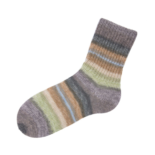 Hot Socks MADENA /Gründl/ 4-diegu zeķu dzija 100g #04 "Zeme"