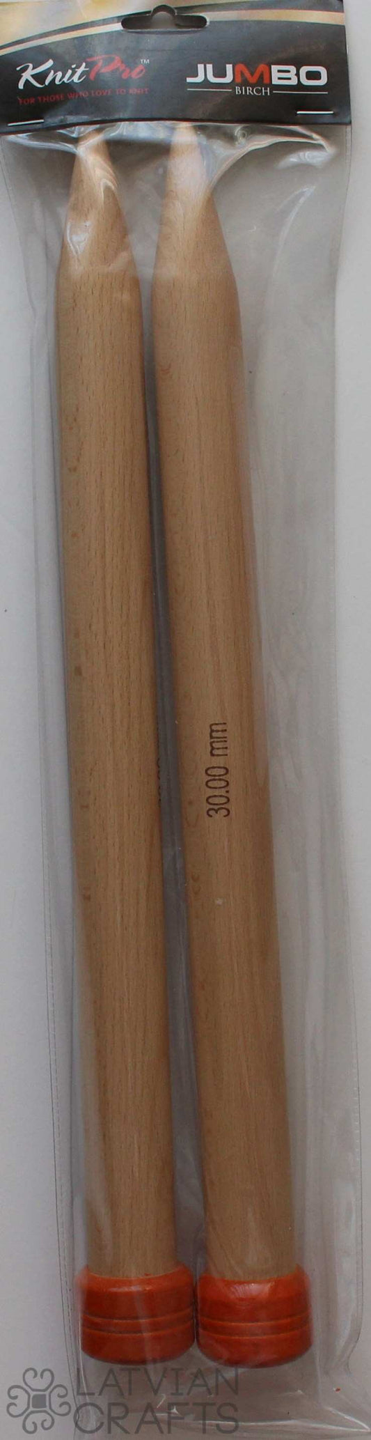 Knit pro Jumbo Birch adāmadatas Ø30.00 mm ||40 cm - Noliktavas izpārdošana!
