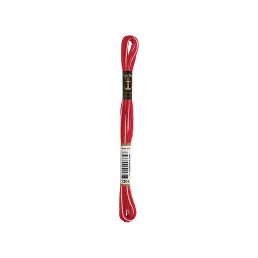 Embroidery thread Anchor Mouline, 100% cotton, 8m, #01204