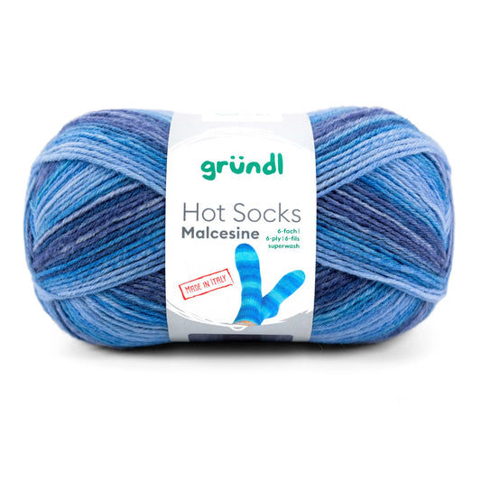 Hot Socks MALCESINE /Gründl/ 6-diegu zeķu dzija 150g #04