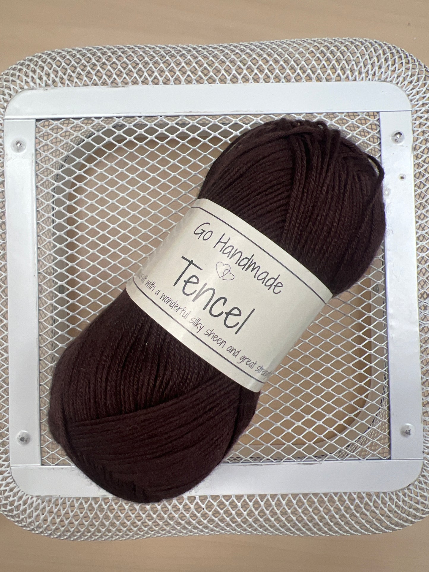 Tencel (Go Handmade) 50g #17353 "Tumši brūna"