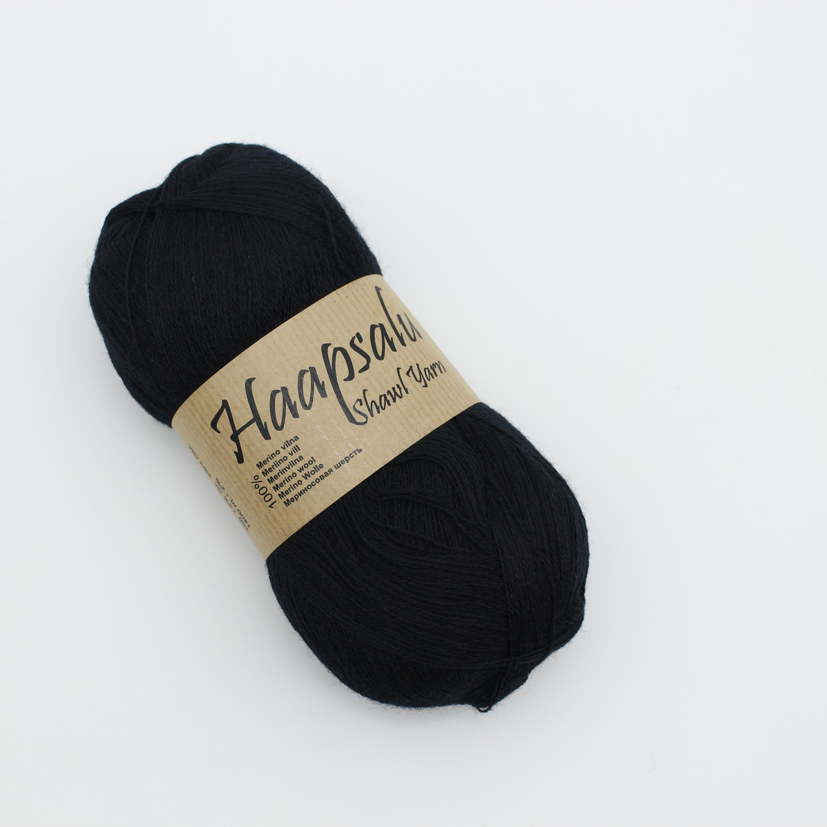 Haapsalu Shawl Yarn /Midara/ NM: 28/2 100g 1400m  #999 "Melns"