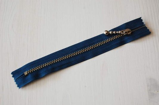 Metāla rāvējslēdzējs /14 cm/ tumši zils - Atrasts Noliktavā!