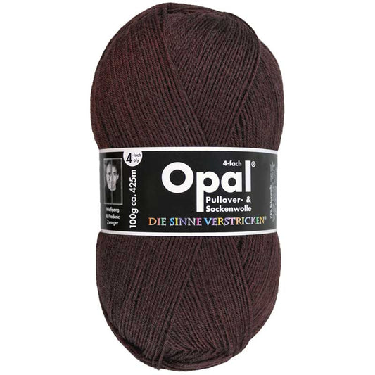 OPAL 4-ply Uni 100g #5192 "Dark brown"