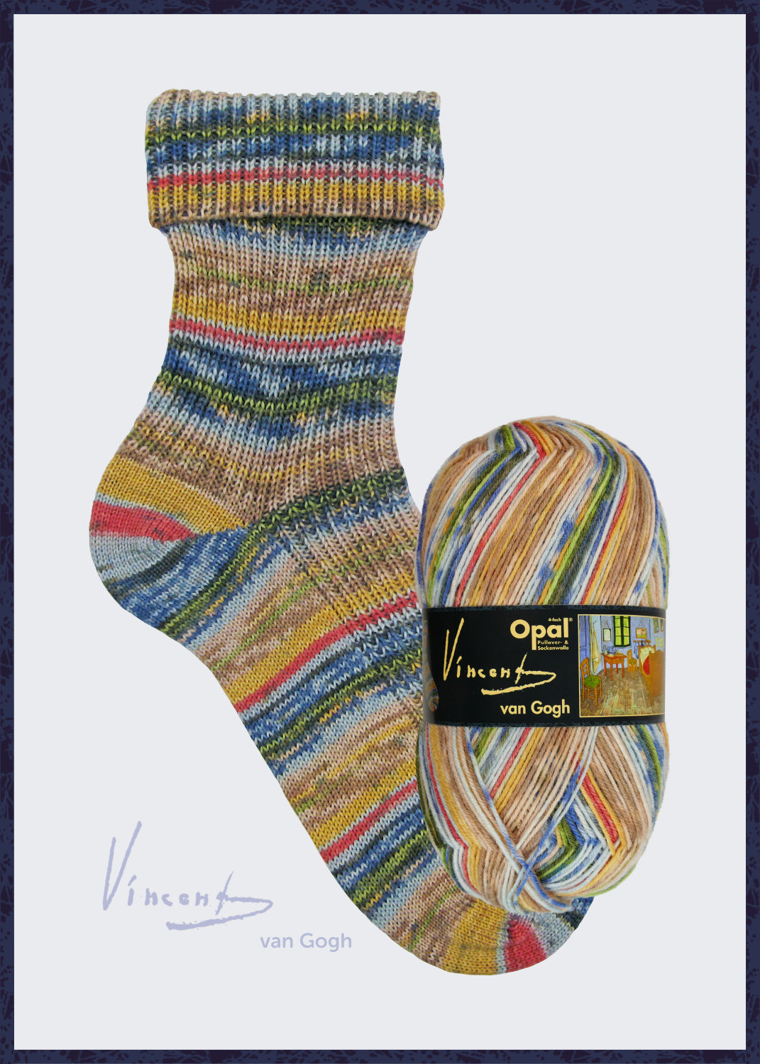 OPAL 4-diegu Vincent van Gogh 100g #5430 "Van Goga guļamistaba Arlā"