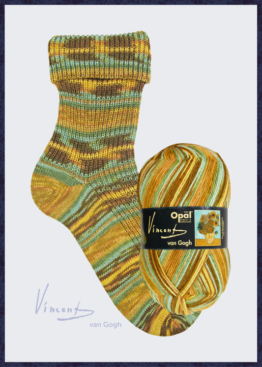 OPAL 4-diegu Vincent van Gogh 100g #5432 "Vāze ar saulespuķēm" - Izsūtīšana sākot no 31. jūlija!