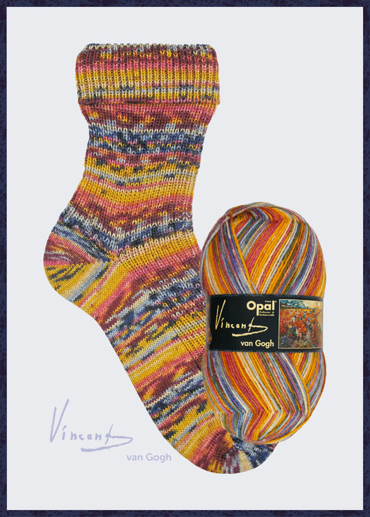 OPAL 4-diegu Vincent van Gogh 100g #5433 "Sarkanais vīna dārzs Arlā" - Izsūtīšana sākot no 31. jūlija!
