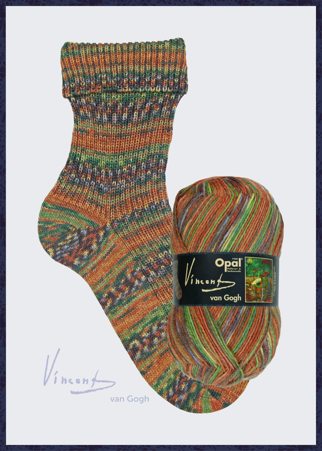 OPAL 4-diegu Vincent van Gogh 100g #5436 "Gogēna krēsls (ar sveci)"