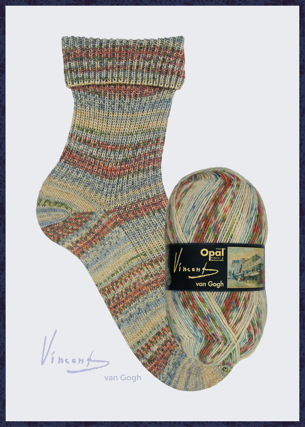 OPAL 4-diegu Vincent van Gogh 100g #5437 "Restorāns de la Sirène Asnières"