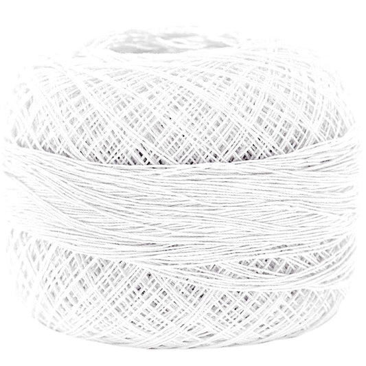 Lace yarn dzija mežģīnēm 5g/98m / Rico Design #001 "Sniegbalts"