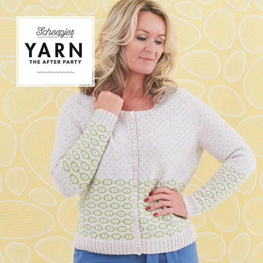 Scheepjes YARN The After Party Nr.59 - jakas adīšanas pamācība "Bird's Eye Cardigan", ENG