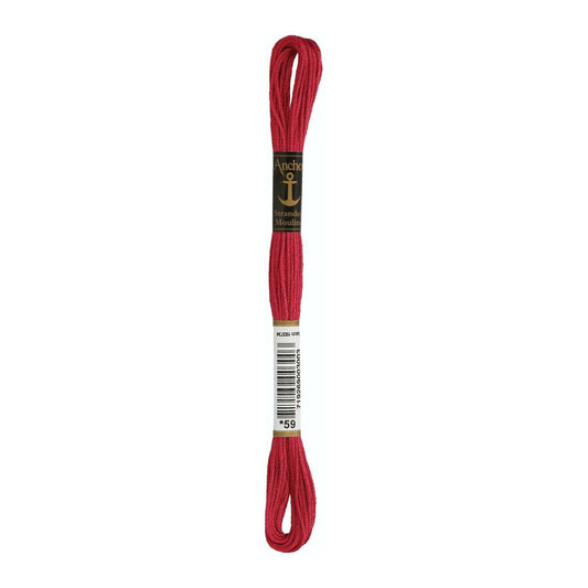 Embroidery thread Anchor Mouline, 100% cotton, 8m, #00059