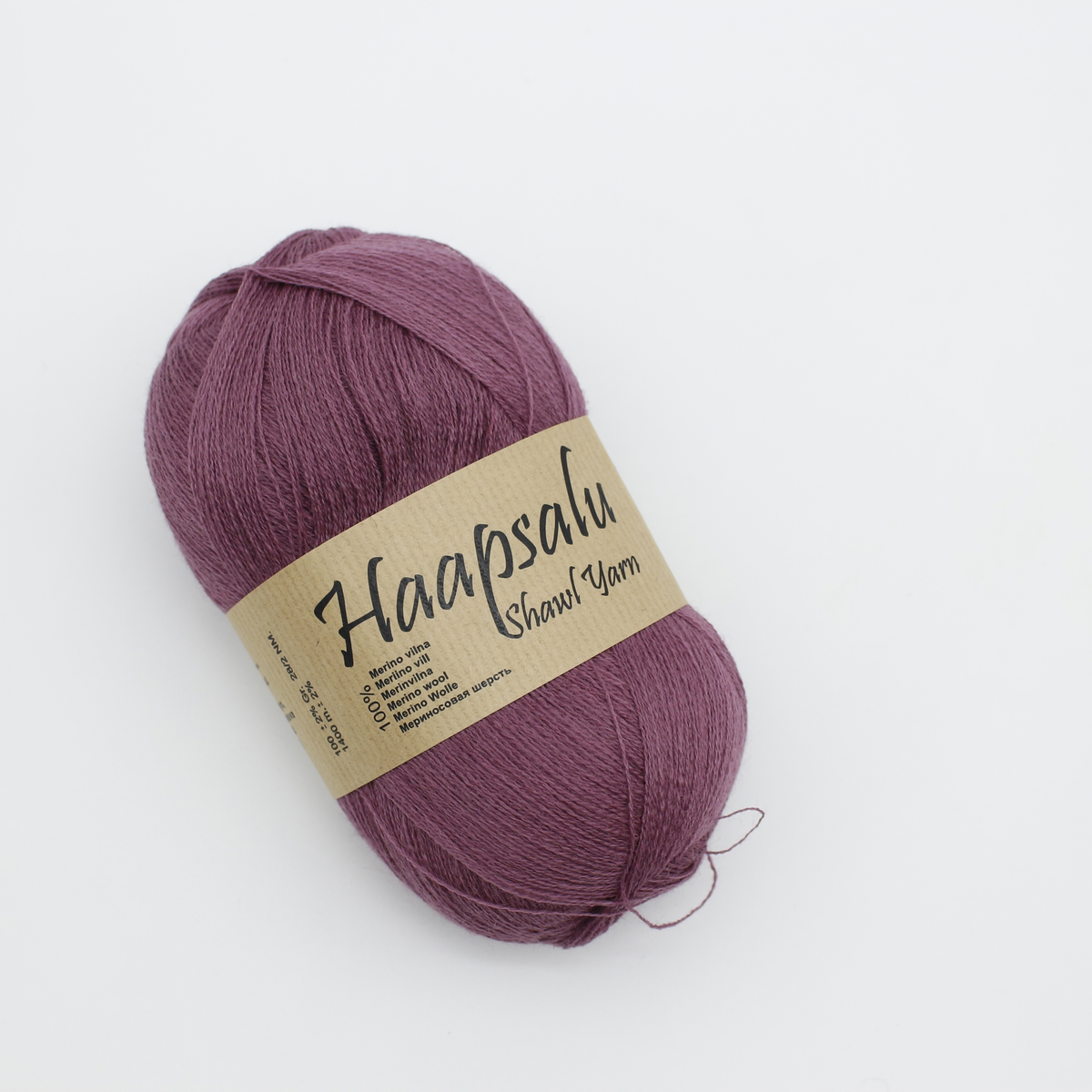 Haapsalu Shawl Yarn /Midara/ NM: 28/2 100g 1400m #775 "Mauve"