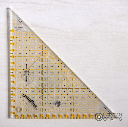 Universal triangular ruler 15cm