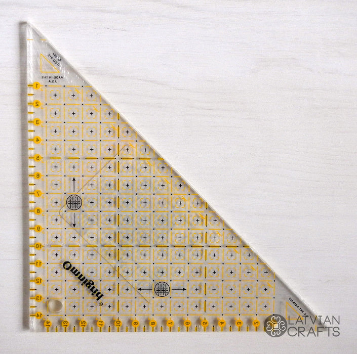 Universāls trijstūra lineāls 15cm - Noliktavas izpārdošana!