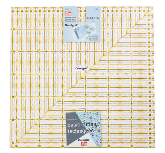 Universal ruler 31.5 x 31.5 cm /Prym