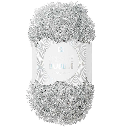 Creative Bubble /Rico Design Creative/ 50g #014 "Metālisks silver"
