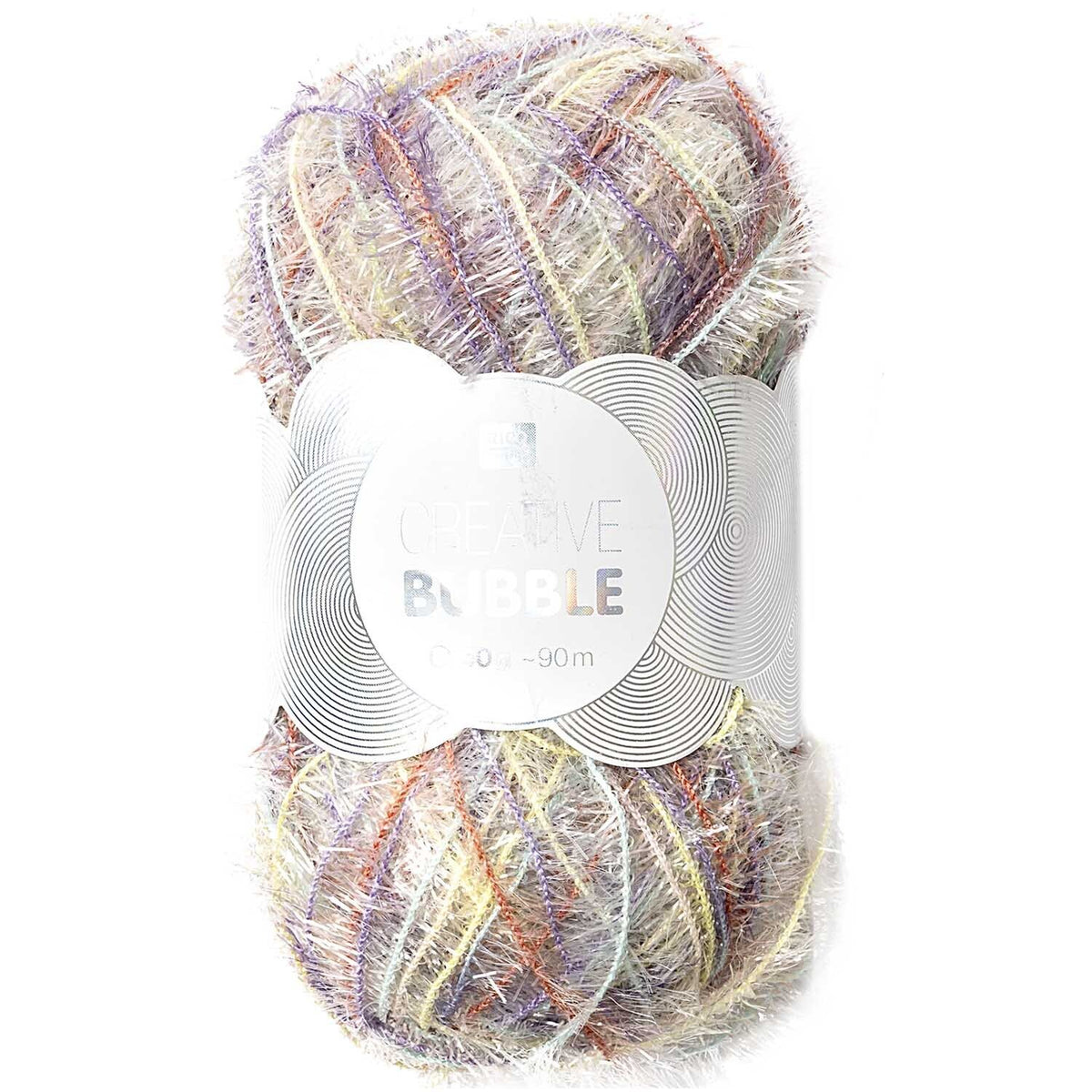 Creative Bubble PRINT /Rico Design Creative/ 50g #002 "Pasteļu mix"