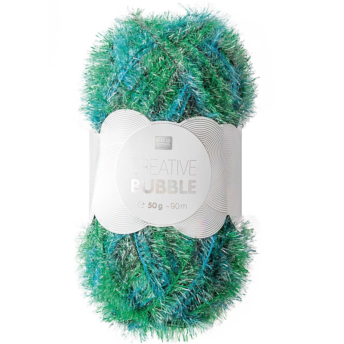 Creative Bubble PRINT /Rico Design Creative/ 50g #005 "Green Mix"